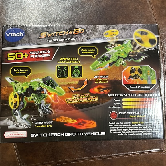 VTech Switch and Go Velociraptor Helicopter (English Version) - Picture 5 of 5